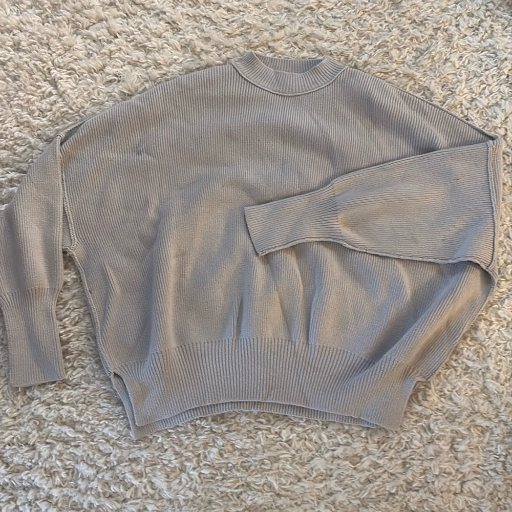 Free People Xs Gray Sweater